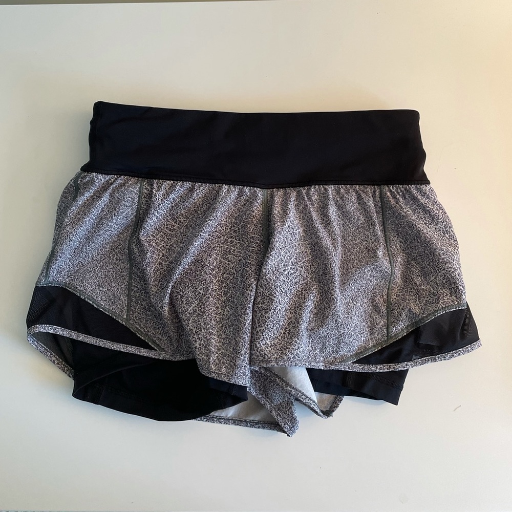 High waisted Lululemon 2” inseam shorts